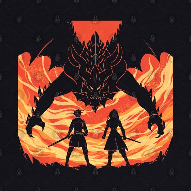 Dragon Slayer Duo, Fighting dragons with you by SimpliPrinter